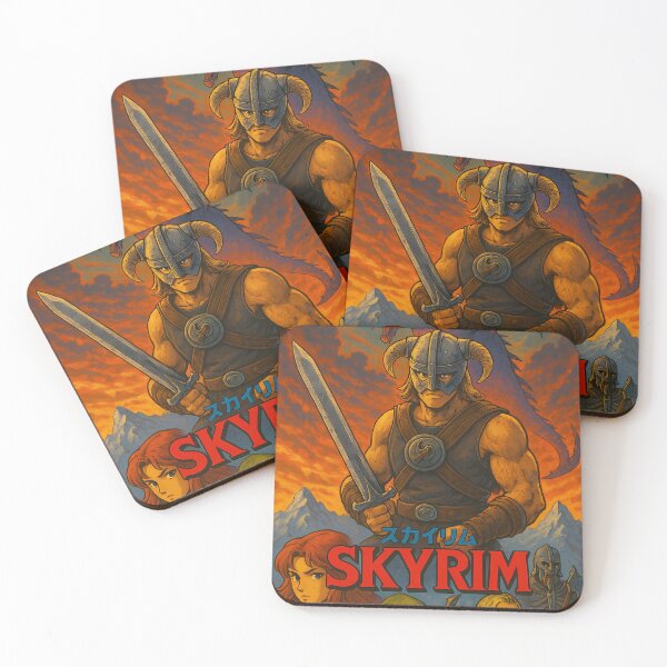 Item preview, Skyrim Cover Anime Style designed and sold by My Artprintz.