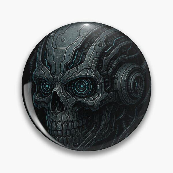 Item preview, Cyber Skull Tech Art – Futuristic Cyborg Skull Illustration with Wires & Circuits designed and sold by HAFIZ-DP.