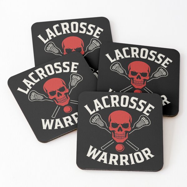 Item preview, Lacrosse Warrior – Skull and Crossed Sticks Vintage Combat Design designed and sold by OTSC.