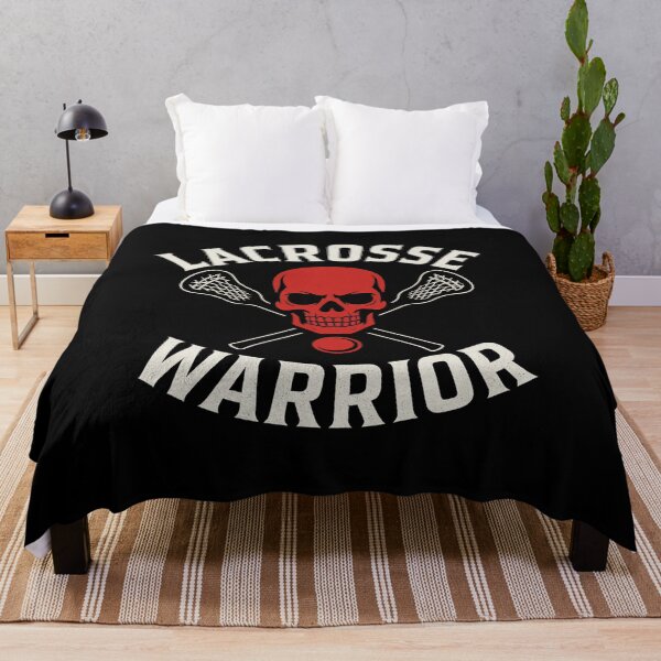 Item preview, Lacrosse Warrior – Skull and Crossed Sticks Vintage Combat Design designed and sold by OTSC.