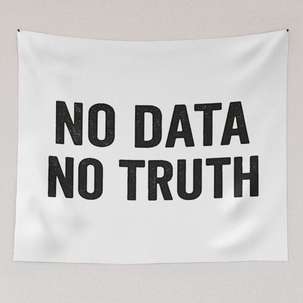 Item preview, No Data No Truth designed and sold by UserThreads.