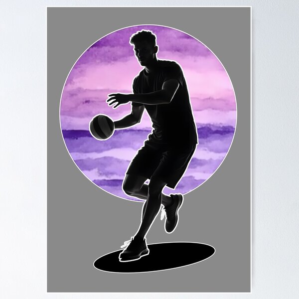 Item preview, Born to Play Sport- Volleytball Silhouette Serving designed and sold by Museum Of Non-Existing Art.