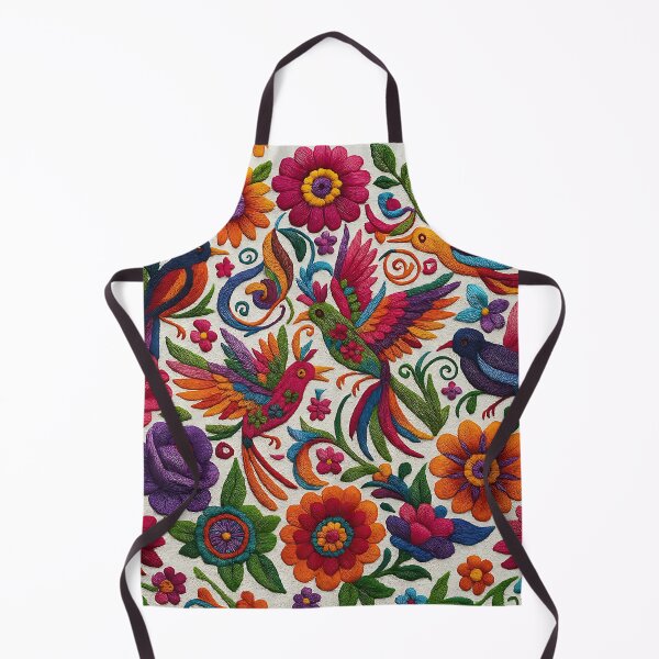 Item preview, Mexican embroidery birds art designed and sold by edleon.