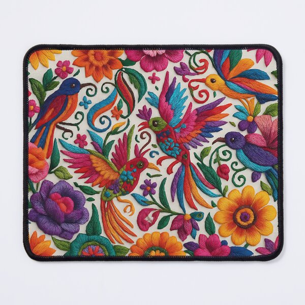 Item preview, Mexican artistic embroidery birds designed and sold by edleon.