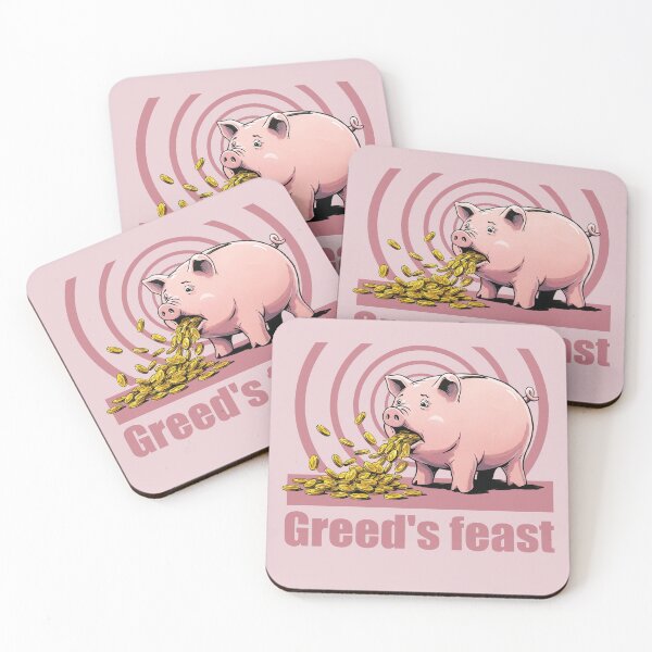 Item preview, Greed's Feast: Pig Spewing Coins designed and sold by KiwiRider.