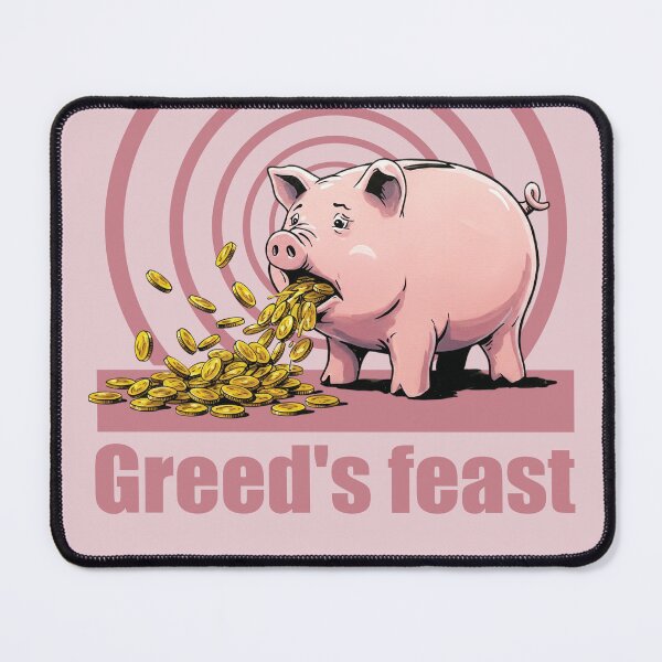 Item preview, Greed's Feast: Pig Spewing Coins designed and sold by KiwiRider.