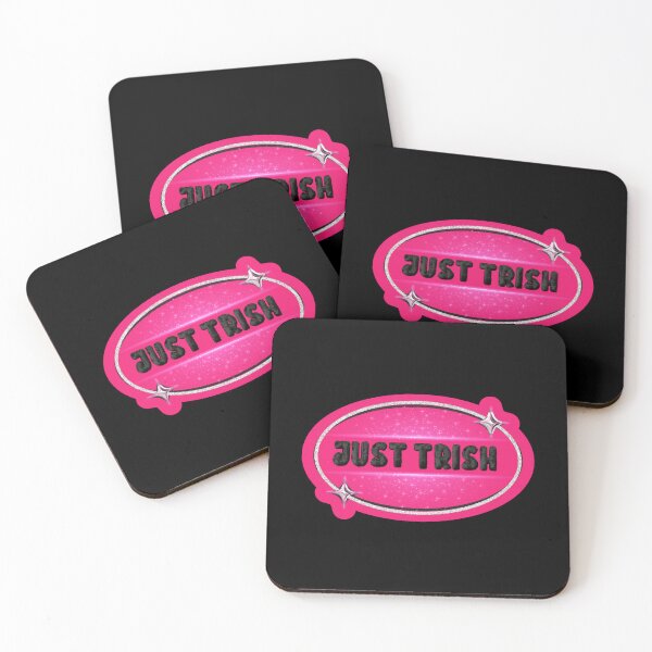 Item preview, Just Trish Glitter Oval Badge Logo  designed and sold by larissa-myrie.