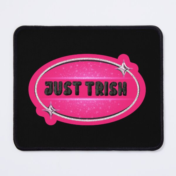 Item preview, Just Trish Glitter Oval Badge Logo  designed and sold by larissa-myrie.