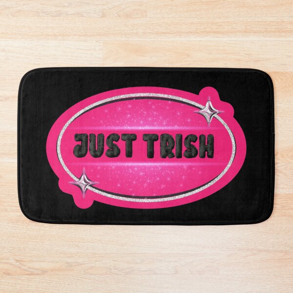 Item preview, Just Trish Glitter Oval Badge Logo  designed and sold by larissa-myrie.