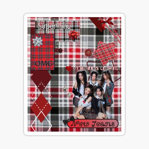 Item preview, New Jeans Plaid Collage designed and sold by Greatbluewhale3.