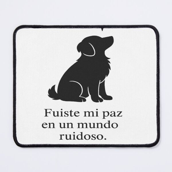 Item preview, You Were My Peace – Minimalist Dog Silhouette designed and sold by YL Designs.