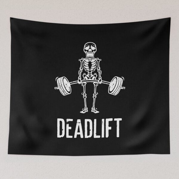 Item preview, Deadlift - Funny Skeleton Weight Lifting Gym Humor designed and sold by dantixebiana.