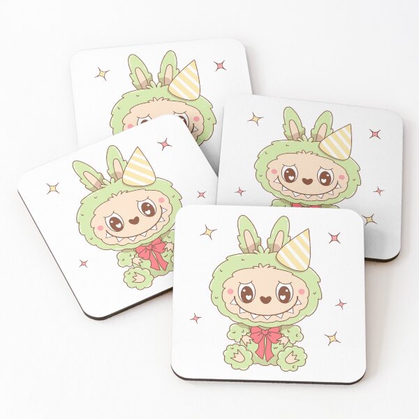 Item preview, Labubu - THE MONSTERS Tasty Macarons Vinyl Face - Popmart designed and sold by graphic-genie.