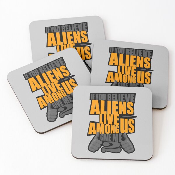 Item preview, Aliens Live Among Us designed and sold by Bearded Jester Designs.