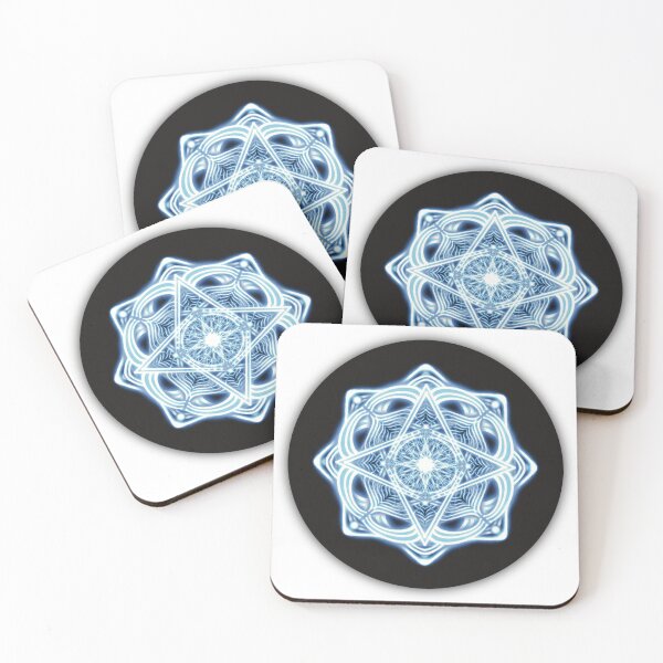 Item preview, Crazy Electric Plasma Blue Mandala  designed and sold by interval:43.