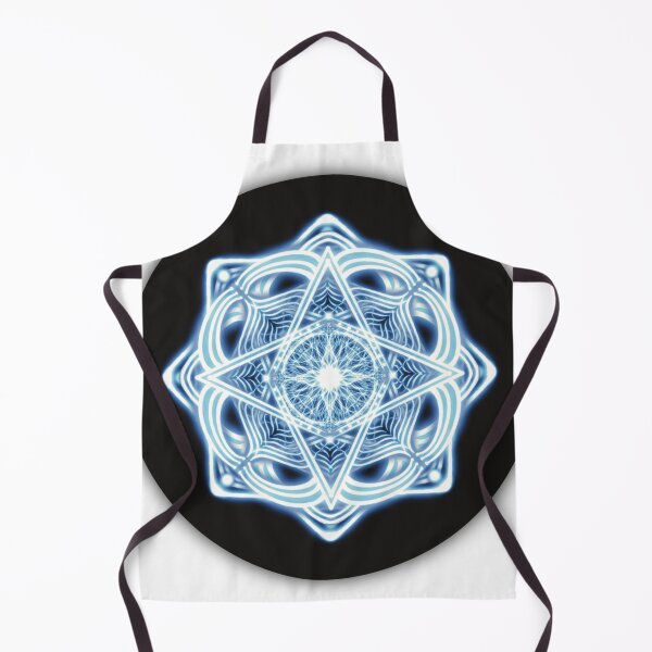 Item preview, Crazy Electric Plasma Blue Mandala designed and sold by interval:43.