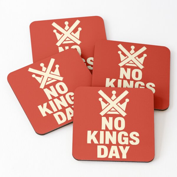 Item preview, No Kings Day Bold Red Graphic designed and sold by Artbyminga.
