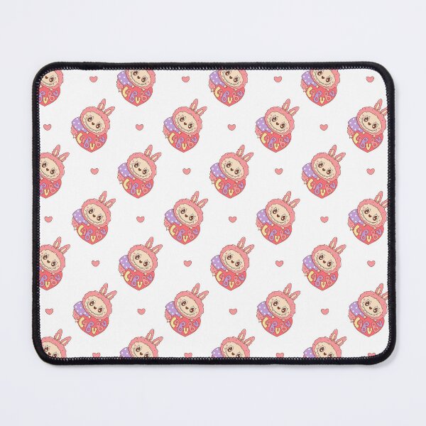Item preview, Labubu Pattern - THE MONSTERS Tasty Macarons Vinyl Face - Popmart designed and sold by graphic-genie.