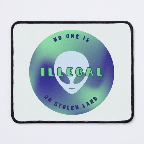 Item preview, No One Is Illegal On Stolen Land | Abolish Ice designed and sold by lea-lani.