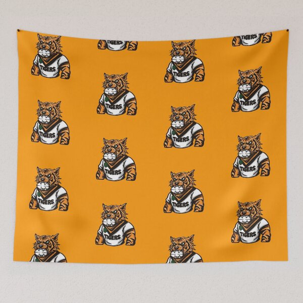 Item preview, NRL WEST TIGERS CARTOON designed and sold by TanArtDesign.