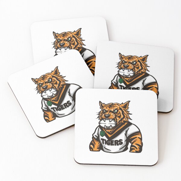 Artikelvorschau, NRL WEST TIGERS CARTOON entworfen und verkauft von TanArtDesign.