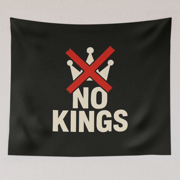 Item preview, No Kings Day – Crown X Protest Design designed and sold by Artbyminga.