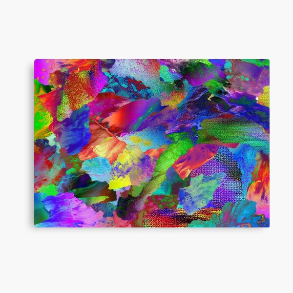 Vista previa del artículo con la obra «Collage colorido de texturas curiosas 2», diseñado y vendido por chambergambit.