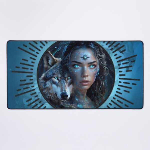 Item preview, Heavenly alliance, the wolf and the beautiful woman designed and sold by nicky2342.