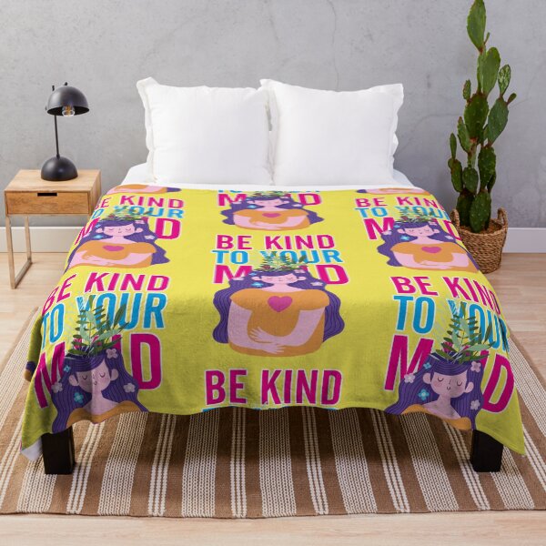 Item preview, Be kind to your mind, mental health quote designed and sold by Mauswohn.