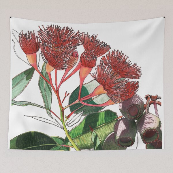 Item preview, Australian Eucalyptus Orange Flowering Gum designed and sold by blueidesign.