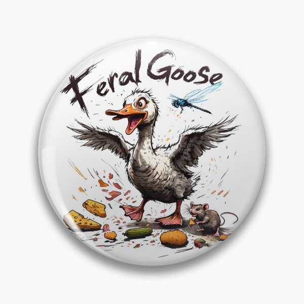 Item preview, Feral Silly Goose Cottagecore Chaos designed and sold by CottonandQuill.