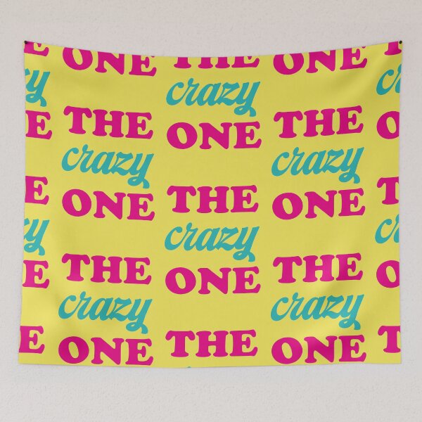 Item preview, The crazy one, cool saying designed and sold by Mauswohn.