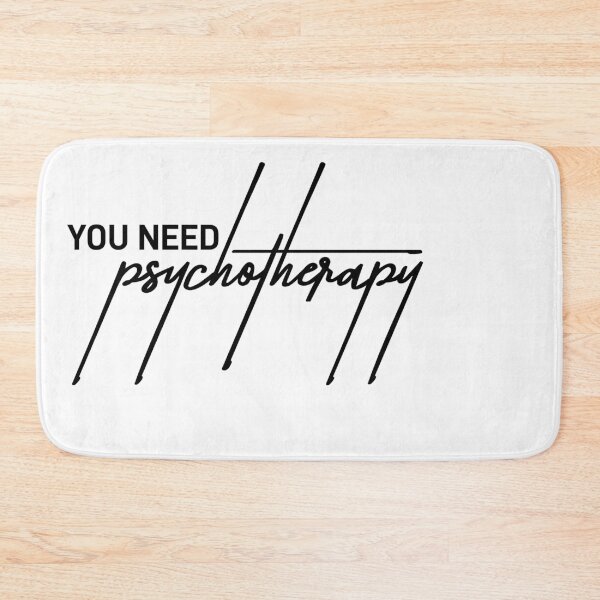 Item preview, “You Need Psychotherapy” Sarcastic Quote Design designed and sold by ReggieDior.
