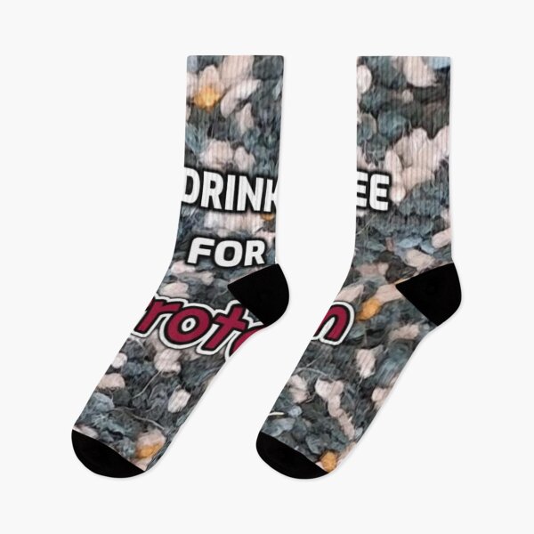 Item preview, I drink coffee for your protection pattern designed and sold by SmashingDeals.