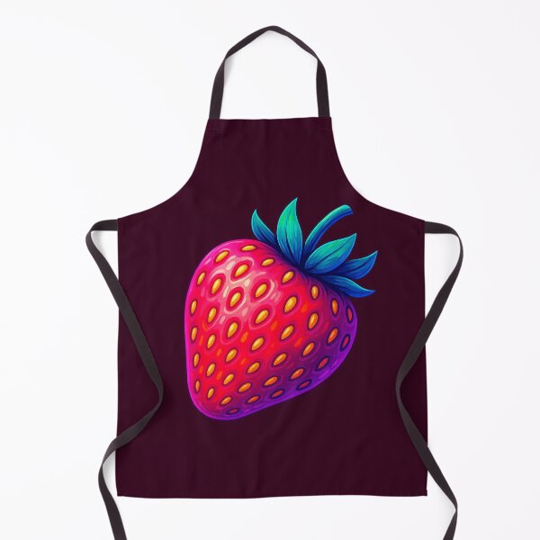 Artikelvorschau, Neon-Erdbeere – Leuchtende Pop-Art-Frucht mit leuchtenden Samen entworfen und verkauft von Inspired by CarMa.