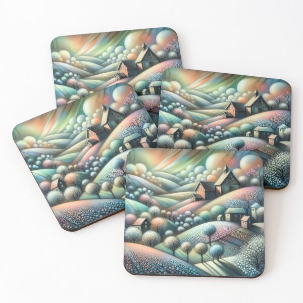Item preview, Dreamy Village designed and sold by Beyondnote-Art.