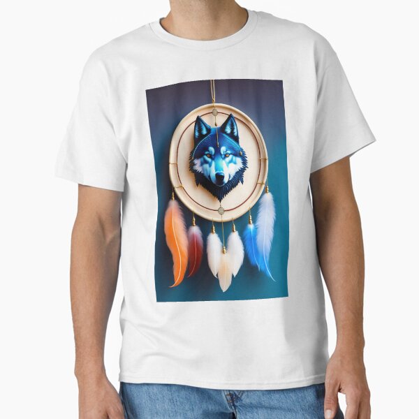 Item preview, Spirit of the Wolf Dreamcatcher designed and sold by Viel-Studio.