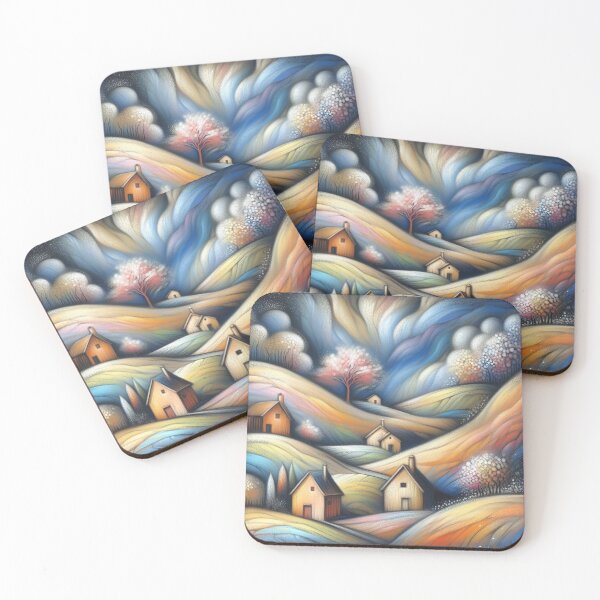 Item preview, Dreamy Village designed and sold by Beyondnote-Art.