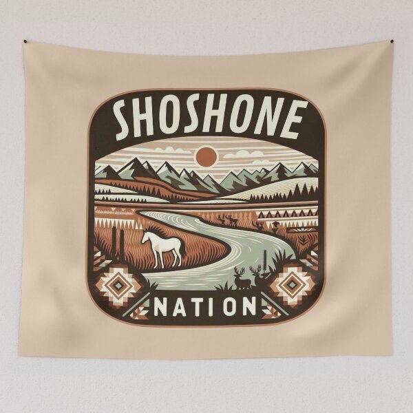 Item preview, Shoshone Nation - Wind River Valley Heritage designed and sold by Myra365Art.