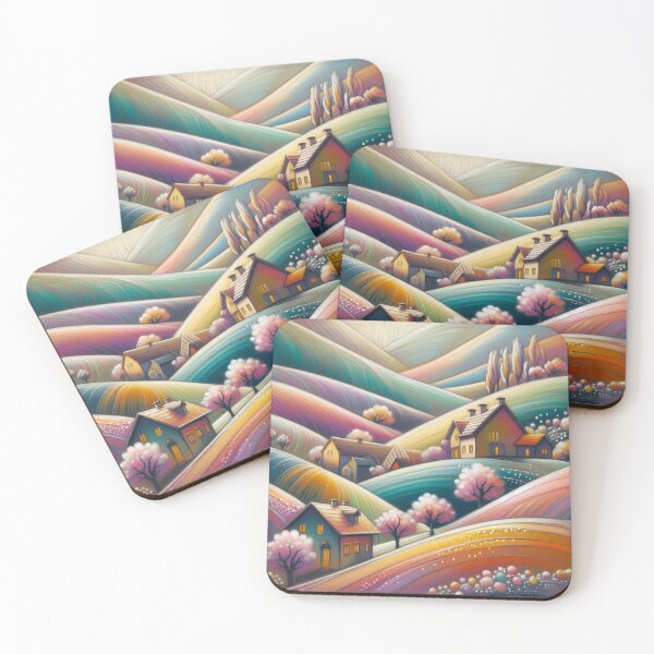Item preview, Dreamy Village designed and sold by Beyondnote-Art.