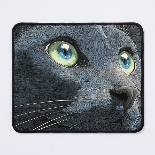 Item preview, Russian Blue Cat designed and sold by My-Thing.