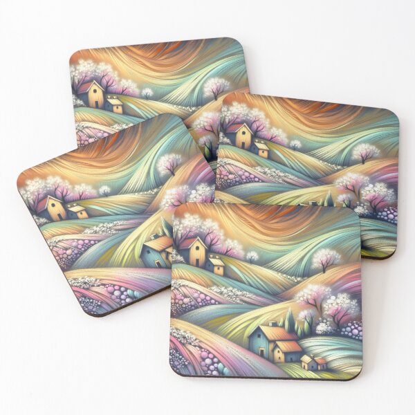 Item preview, Dreamy Village designed and sold by Beyondnote-Art.
