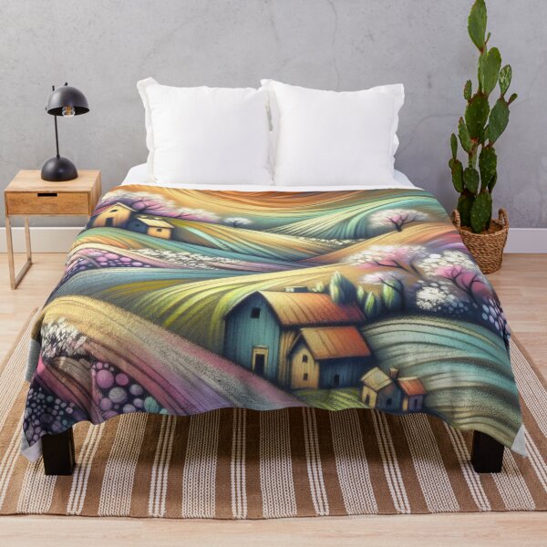 Item preview, Dreamy Village designed and sold by Beyondnote-Art.