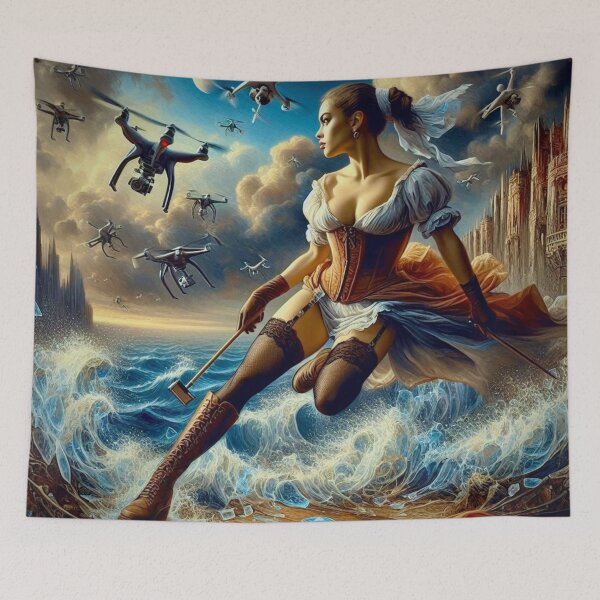 Item preview, "Warrior of the Cosmic Seas" designed and sold by Ghost Archer Illusions.