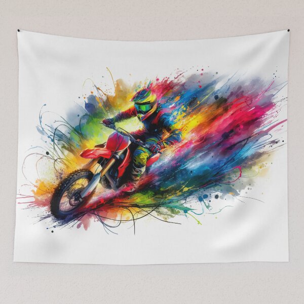 Item preview, motocross racing driver designed and sold by paulrommer.