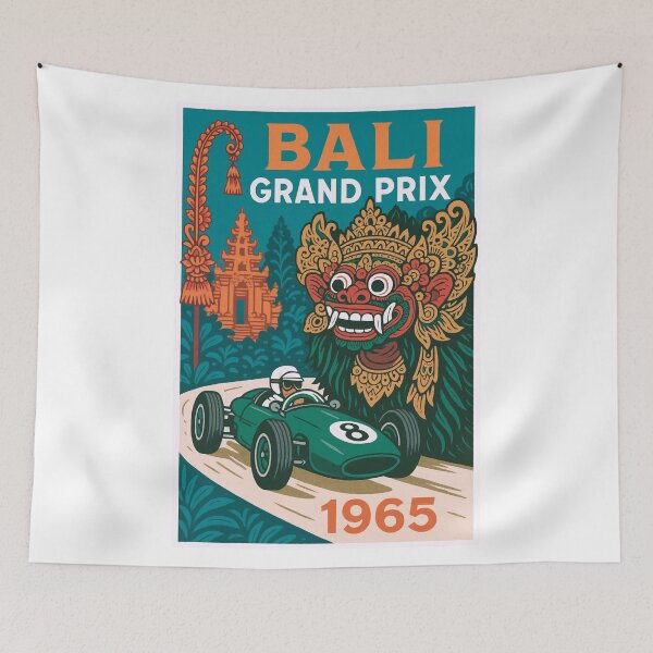 Item preview, 1965 Bali Grand Prix designed and sold by retrographics.