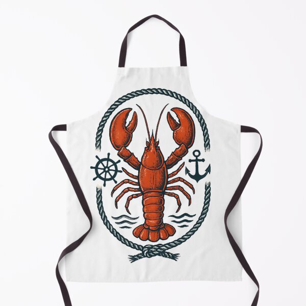Item preview, Nautical Lobster Rope Design – Vintage Coastal Seafood Aesthetic designed and sold by justyna-s28.