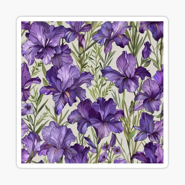 Aperçu de l'œuvre Art de la fleur violette créée et vendue par CoolPixels.