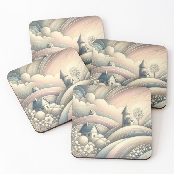 Item preview, Dreamy Village designed and sold by Beyondnote-Art.