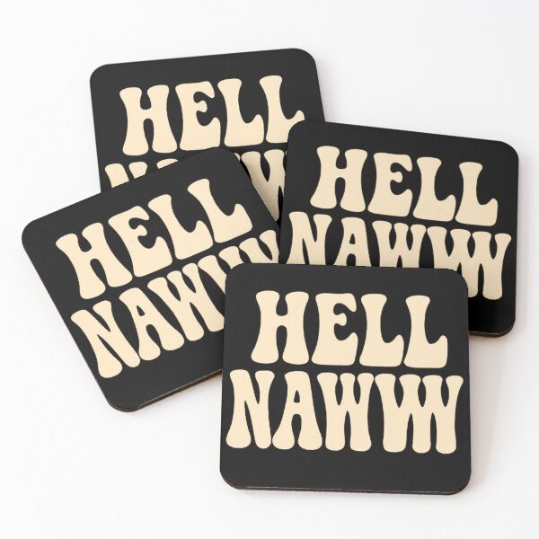 Item preview, Hell Nawww Wavy Font Bold Retro minimalist Meme Design hell nahhh designed and sold by EverMuse_0_0.